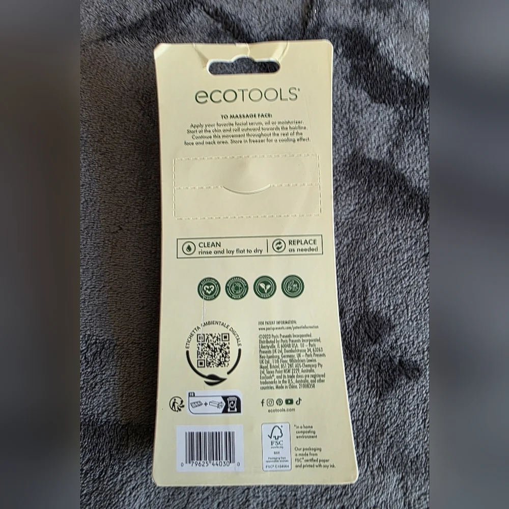 New EcoTools Jade Contour Roller Limited Edition Real Jade Facials Face Care